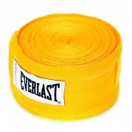 Боксерские бинты Everlast Pro Style эластик (жёлтый)