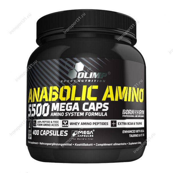 Anabolic Amino 5500 Mega Caps 400 капс