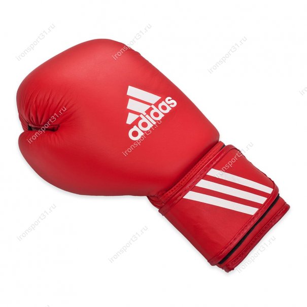 Перчатки боксёрские Adidas AIBA кожа (красный)