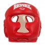 Шлем боксерский тренировочный Reyvel, PU (красный)