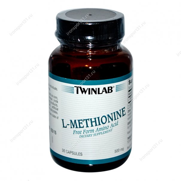 L-Methionine 500 mg 30 капс
