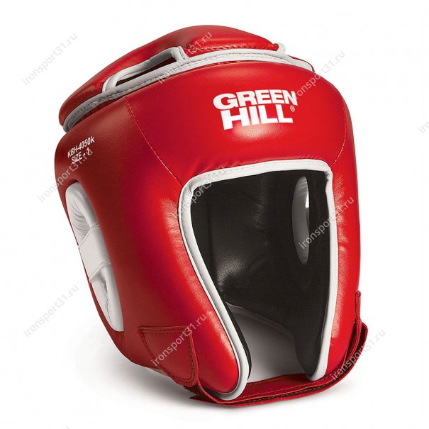 Шлем для кикбоксинга детский Green Hill Kids, PU (красный)