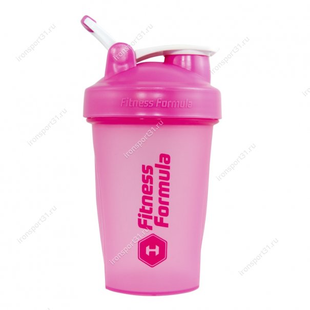Шейкер Fitness Formula Full Color 400 мл (розовый)
