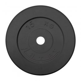 Диск обрезиненный Антат (чёрный) d: 26 мм, 15 кг