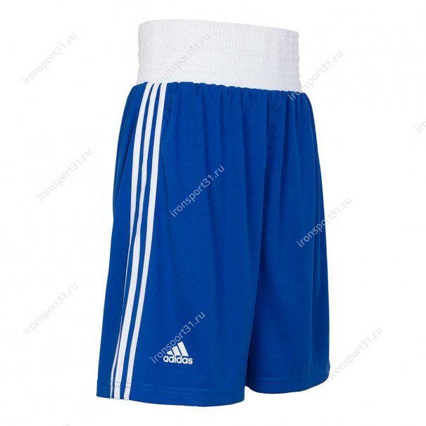 Шорты боксёрские Adidas Boxing Short Punch Line (синий)