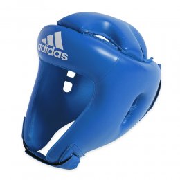 Шлем для кикбоксинга Adidas Competition PU (синий)