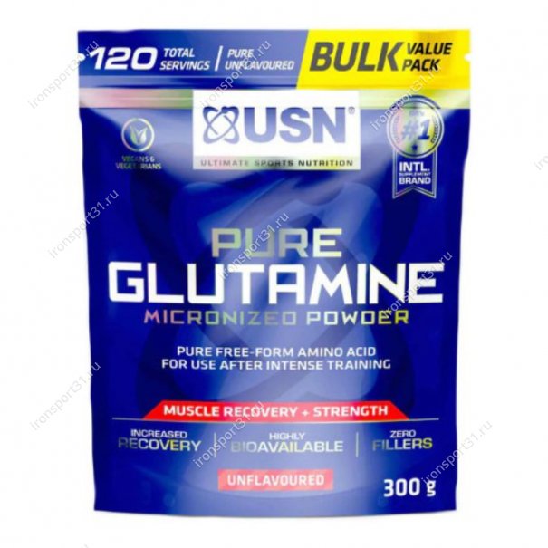 100% Pure Glutamine 300 гр
