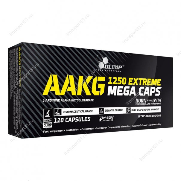 AAKG 1250 Extreme Mega Caps 120 капсул