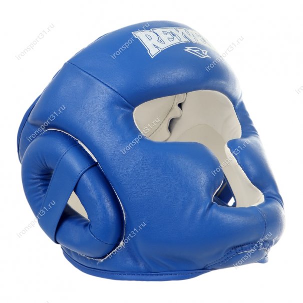 Шлем боксерский тренировочный Reyvel, PU (синий)