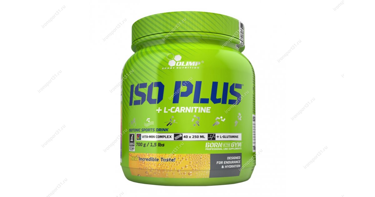 iso plus l carnitine Iso Plus + L-Carnitine 700 гр - купить