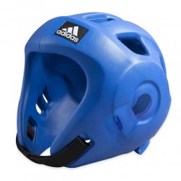 Шлем для единоборств Adidas Adizero PU, Aproved WAKO, WTF (синий)