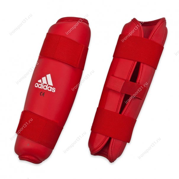 Защита голени Adidas (красный)