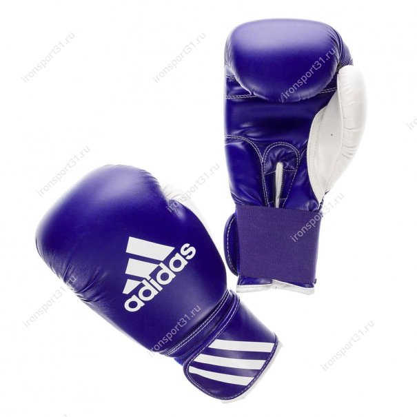 Перчатки боксёрские Adidas Response PU (синий/белый)