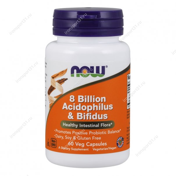 8 Billion Acidophilus & Bifidus 60 капс