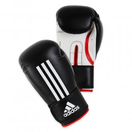Перчатки боксёрские Adidas Energy 100, PU (чёрный/белый)