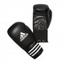 Перчатки боксёрские Adidas Performer кожа (чёрный/белый)