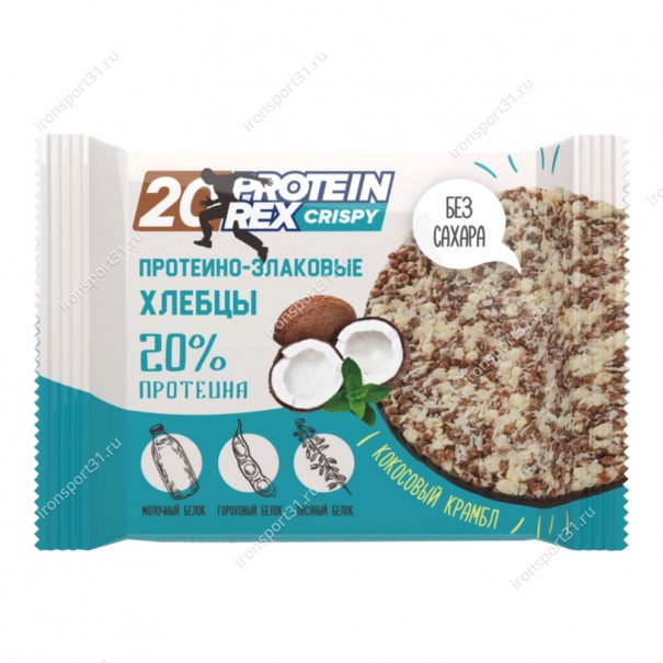 Хлебцы протеино-злаковые 20 ProteinRex Crispy 55 гр