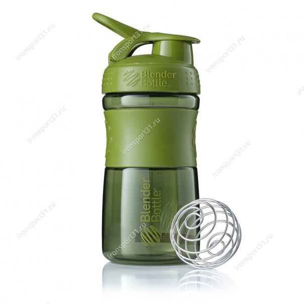 Шейкер Blender Bottle SportMixer 591 мл (оливковый)