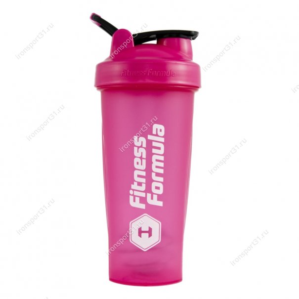 Шейкер Fitness Formula Full Color 600 мл (розовый)