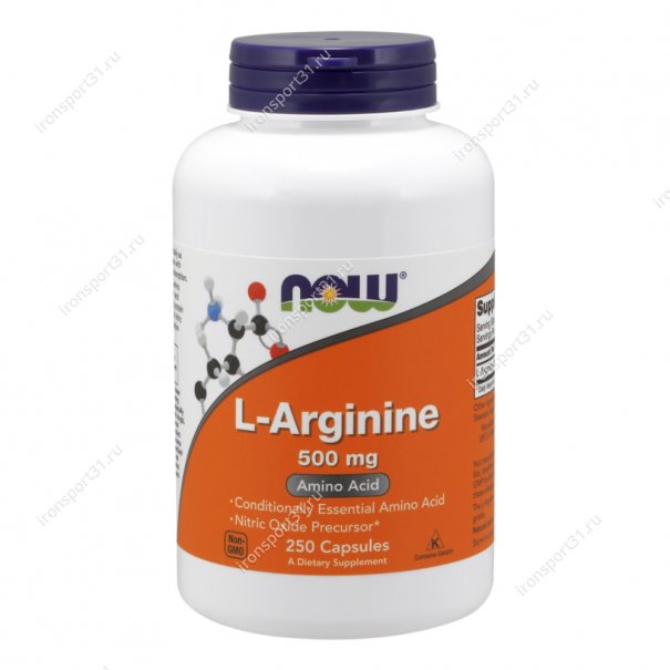 L-Arginine 500 mg 250 капс