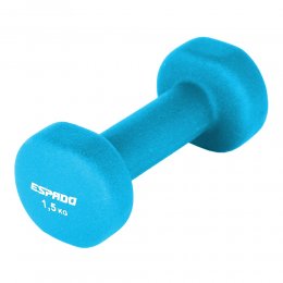 Гантель для фитнеса неопреновая Espado (голубой) 1,5 кг