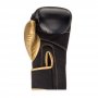 Перчатки боксёрские Clinch Aero PU (чёрный/золотой)