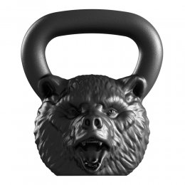 Дизайнерская гиря Iron Head Медведь 16 кг