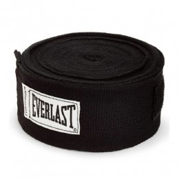 Боксерские бинты Everlast Pro Style эластик (чёрный)