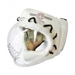 Шлем с маской Рэй-спорт Кристалл-2 (белый)