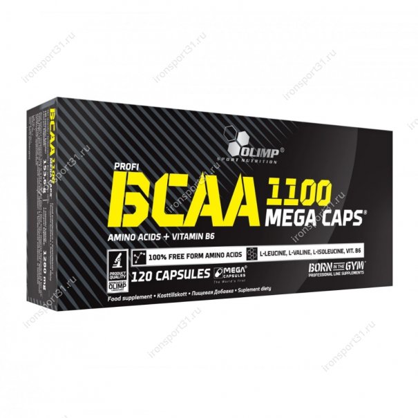 BCAA 1100 Mega Caps 120 капс