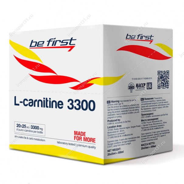L-Carnitine 3300 1 бут. 25 мл