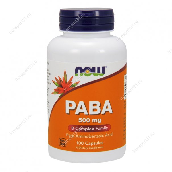 PABA 500 mg 100 капс