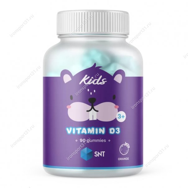 Kids Vitamin D-3 Gummies 90 жеват.таб