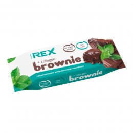 Пирожное Brownie Protein Rex + Collagen 50 гр