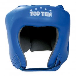 Шлем боксерский Top-ten AIBA кожа (синий)