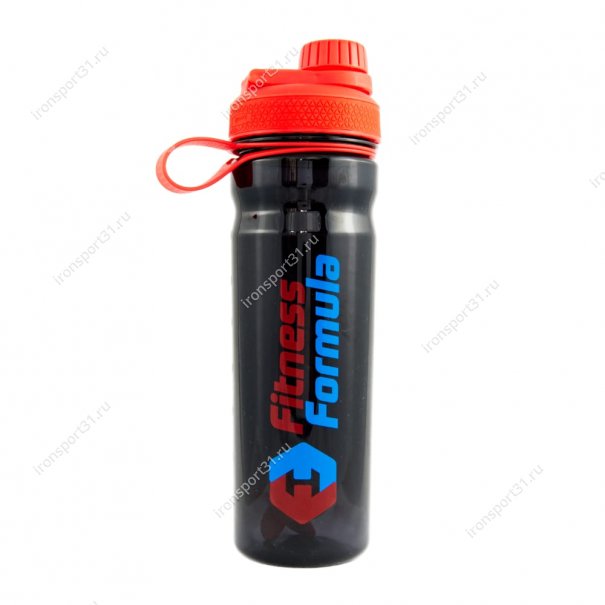 Шейкер - бутылка Fitness Formula 800 мл (чёрный/красный)