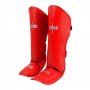Защита голени и стопы Clinch Shin Instep Guard Kick PU (красный)