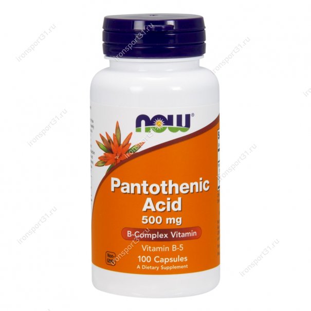 Pantothenic Acid 500 mg 100 капс
