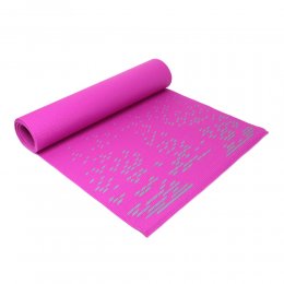 Коврик для йоги и фитнеса Espado PVC принт (розовый) 173х61х0,5 см