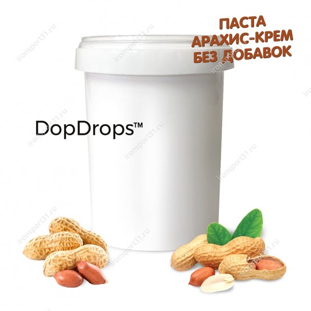 Ореховая паста DopDrops Арахис крем (без добавок) 1000 гр