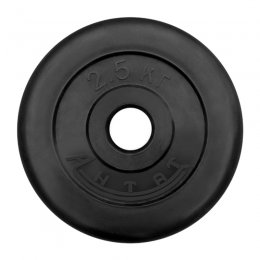Диск обрезиненный Антат (чёрный) d: 31 мм, 2,5 кг