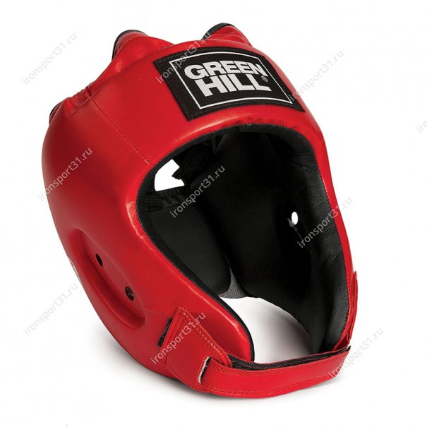 Шлем боксерский Green Hill Alfa, PU (красный)