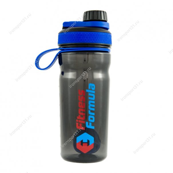 Шейкер - бутылка Fitness Formula 600 мл (чёрный/синий)
