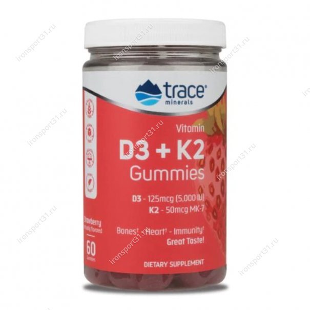 D3 + K2 Gummies 60  жеват.таб