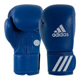 Перчатки для кикбоксинга Adidas WAKO, PU (синий)
