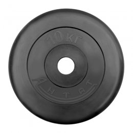 Диск обрезиненный Антат (чёрный) d: 26 мм, 10 кг