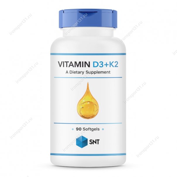 Vitamin D-3 + K2 2000 Ме 90 капс