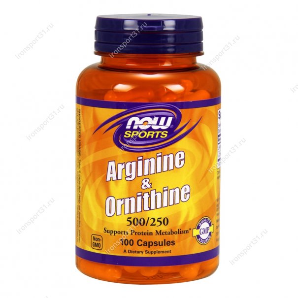 Arginine & Ornithine 500/250 mg 100 капс