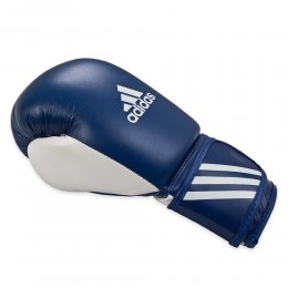 Перчатки боксёрские Adidas Performer, кожа/PU (синий/белый)