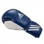 Перчатки боксёрские Adidas Performer кожа (синий/белый)